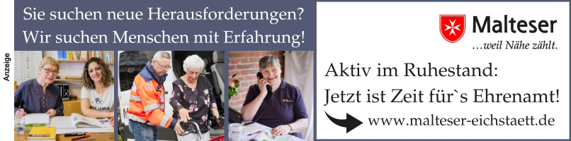 Aktiv im Ruhestand bei den Maltesern