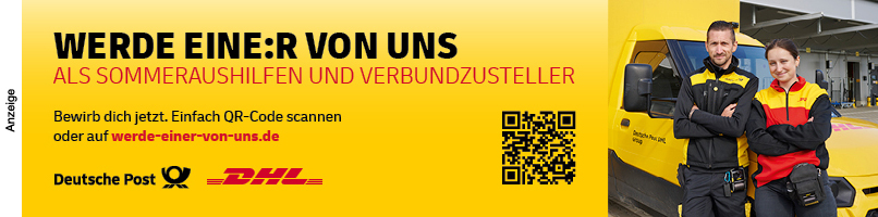 Deutsche Post / DHL suchen Aushilfen und Verbundzusteller