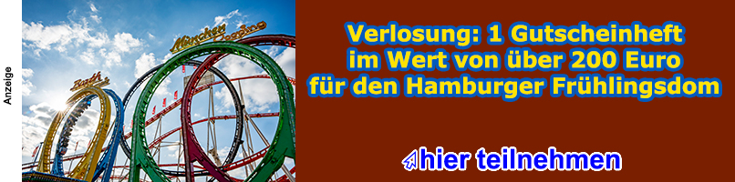 Gewinnt 1 Gutscheinheft für 2 Personen für den Hamburger Frühlingsdom