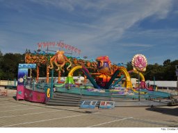 Fotos des Aufbaus des Ingolstädter Herbstvolksfestes 2024