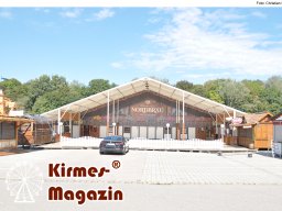 Aufbau des Ingolstädter Herbstvolksfestes 2025