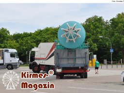 Fotos vom Aufbau des Ingolstädter Pfingstvolksfestes 2025