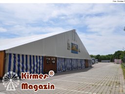 Fotos vom Aufbau des Ingolstädter Pfingstvolksfestes 2025