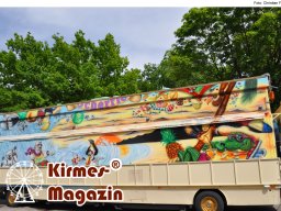 Fotos vom Aufbau des Ingolstädter Pfingstvolksfestes 2025