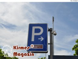Fotos vom Aufbau des Ingolstädter Pfingstvolksfestes 2025