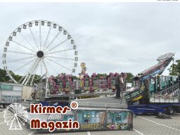 Weitere Fotos vom Aufbau des Ingolstädter Pfingstvolksfestes 2025