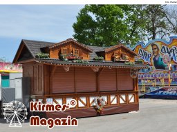 Aufbau des Donaumoos-Volksfestes Karlshuld 2025