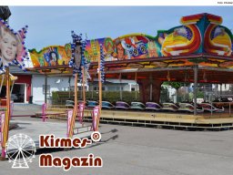 Aufbau des Donaumoos-Volksfestes Karlshuld 2025